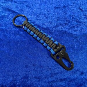 'Thin Blue Line' Keyring Clip